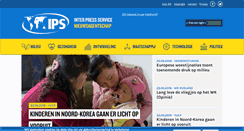 Desktop Screenshot of ipsnews.be
