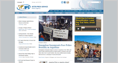 Desktop Screenshot of ipsnews.net
